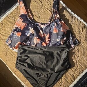 Floral Two-Piece Swimsuit